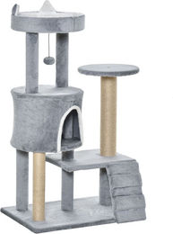 Produktbild von Kratzbaum mit Katzenhöhle und Leiter 100 cm Höhe