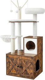 Produktbild von Kratzbaum mit Katzenklo-Schrank