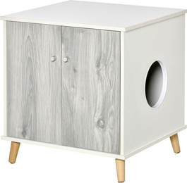 Produktbild von Kratzbaum Rattan Katzenbaum mit Katzenhöhle und Sisalstämmen 95 cm