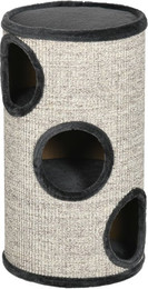 Produktbild von Kratztonne Katzenkratzbaum mit 3 Höhlen und Sisalbezug