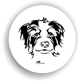 Produktbild von Kromfohrländer Kopf Aufkleber I Wandtattoo