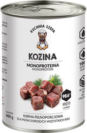 Produktbild von KUCHNIA SZEFA Nassfutter Ziege Monoprotein für Hunde alle Rassen 400 g