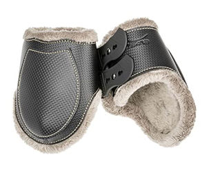 Produktbild von Kunstleder-Gamaschen für Pferde mit Fell Tekna Fetlock