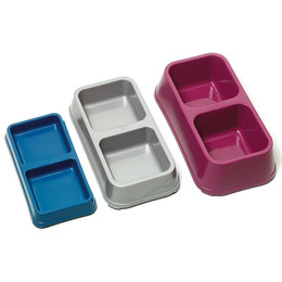 Produktbild von Kunststoff Doppelnapf - 2x350ml