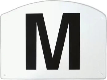 Produktbild von Kunststoff-Pinnwand mit 12 Karussellbuchstaben Hippotonic