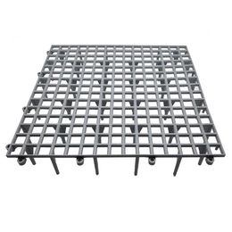 Produktbild von Kunststoffrost mit Füßen 50 x 50 cm