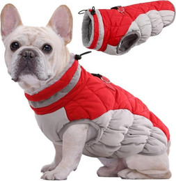 Produktbild von Kuoser Wasserdichter Hundemantel Winterjacke Rot