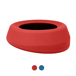 Produktbild von Kurgo Anti-Schlabber-Napf Splash-Free Wander Water Bowl 710 ml rot - 0,71 l
