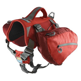 Produktbild von Kurgo Hunderucksack Baxter mit 2 Seitentaschen Rot M