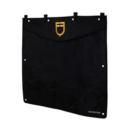 Kurze Boxvorhang mit gesticktem Logo Equestro – Bild 1 von 4