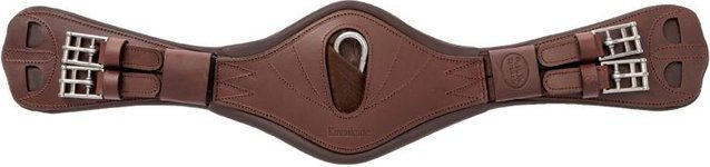 Produktbild von Kurze Ledersattelgurt mit Gummi Kavalkade Julius