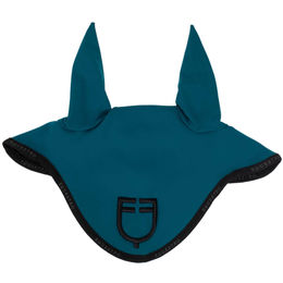 Kurze Mütze aus technischem Stoff mit Logo Equestro – Bild 1 von 3