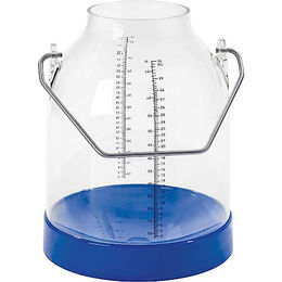 Kurzer Plastik-Milcheimer Kerbl – Bild 1 von 3