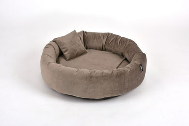 Produktbild von Kuschelinsel 'Lajos S', taupe, Ø 50 cm