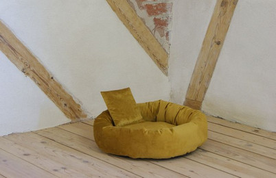 Produktbild von Kuschelinsel Velvet senf Größe L