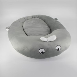 Produktbild von Kvota Haustierbett oval klein 60x50x10 cm mit Antirutsch-Noppen
