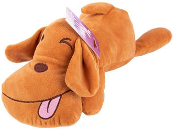 Produktbild von KW Tierkuscheltier Hundespielzeug mit Quietscher fröhlicher Hund - 30 cm