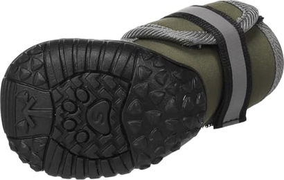 Kajan Pfotenschuhe für Hunde Flamingo Grün Neopren Größe S – Bild 1 von 3