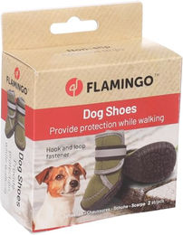 Kajan Pfotenschuhe für Hunde Flamingo Grün Neopren XS – Bild 1 von 3