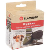 Produktbild von Kajan Pfotenschuhe für Hunde Flamingo Grün Neopren XS