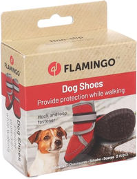 Kajan Pfotenschuhe für Hunde Rot Neopren XS 2 Stück – Bild 1 von 3