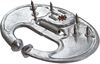 Produktbild von KAMER Federbetätigter Tethering mit Spitze aus Aluminium in Silber