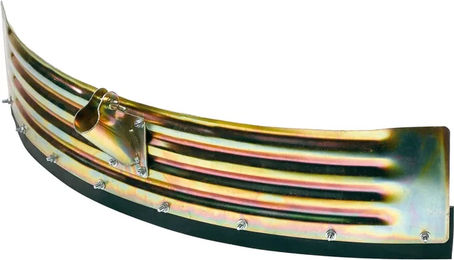 Produktbild von Kamer Gebogener Gülleschieber aus Metall in Gelb und Gold