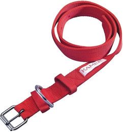 KAMER Hundehalsband aus doppeltem Nylon in Rot 125 cm – Bild 1 von 1