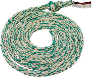 Kamer Longline für das Pferdetraining aus Sisal und Polyester in Blau/Bunt – Bild 1 von 1