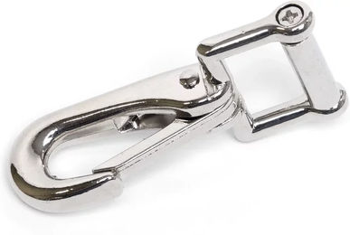 Karabinerhaken Pénélope für Pferde aus Metall in Silber – Bild 1 von 1