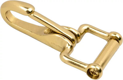 Produktbild von Karabinerhaken Supreme für Pferde aus Metall in Gold