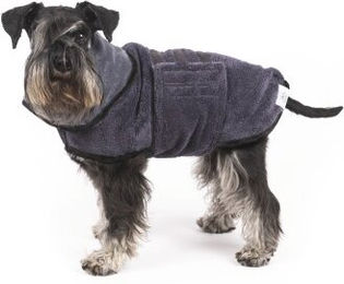 KaraLuna Bademantel für Hunde aus Polyester in Grau Größe XS – Bild 1 von 3
