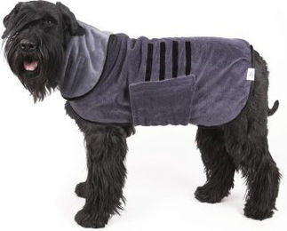 KaraLuna Bademantel für Hunde in Grau Größe XL aus Polyester – Bild 1 von 3