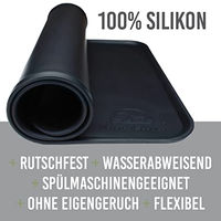 Produktbild von KaraLuna Basic Silikon Napfunterlage für Hunde und Katzen Schwarz 60x40 cm L - 1 Stk.