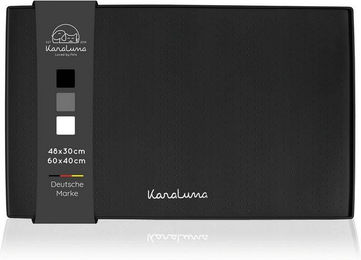 KaraLuna Silikon Napfunterlage für Hund und Katze Schwarz 48 x 30 cm - 48 cm – Bild 1 von 13