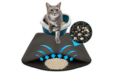 Karat Katzenstreumatte Charly für Katzen mit doppelschichtigem Waben-Design aus Kunststoff – Bild 1 von 4