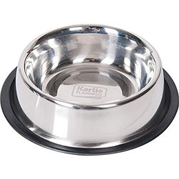 Produktbild von Karlie Accessories Flamingo Futternapf aus Edelstahl in Silber 900ml
