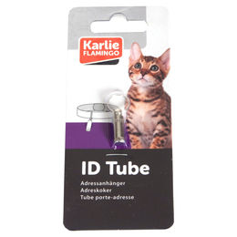 Produktbild von Karlie Adresstube Nickel Adressanhänger für Hunde und Katzen aus Edelstahl 80mm