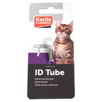 Produktbild von Karlie Adresstube Nickel Adressanhänger für Hunde und Katzen aus Edelstahl 80mm