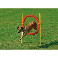 Produktbild von Karlie Agility Reifen Set L Rot-Gelb für Hundetraining