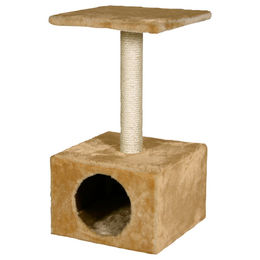 Karlie Amethyst Kratzbaum für Katzen aus Plüsch und Sisal in Beige 30x30x55 cm – Bild 1 von 8