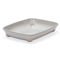 Produktbild von Karlie Arist-O-Tray Offene Katzentoilette für Kitten und Welpen Grau