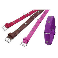 Produktbild von Karlie Art Buffalo Deco Halsband aus Kunstleder Lila 40mm 65cm