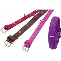Produktbild von Karlie Art Buffalo Deco Halsband aus Kunstleder Rot 60 cm L-XL