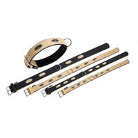 Produktbild von Karlie Art Buffalo Oak Hundehalsband aus Kunstleder Beige-Schwarz XL