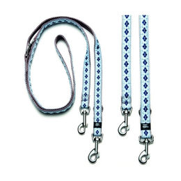 Produktbild von Karlie Art Joy Plus Führleine Rhombus aus Nylon Blau 200cm x 15mm S - 200 cm