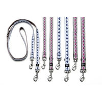 Produktbild von Karlie Art Joy Plus Führleine Rhombus aus Nylon in Pink Grösse S 200 cm x 1,5 cm - 200 cm