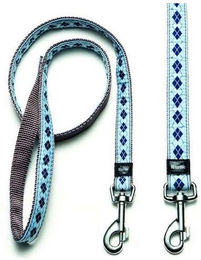 Karlie Art Joy Plus Leine Rhombus aus Nylon Blau 100 cm x 20 mm – Bild 1 von 2