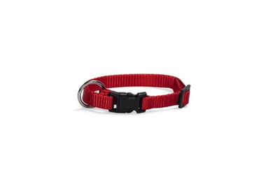 Produktbild von Karlie Art Sportiv Basic Hundehalsband aus Nylon in Rot Grösse S 30-45 cm