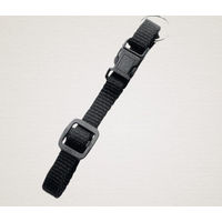 Produktbild von Karlie Art Sportiv Basic Hundehalsband aus Nylon Schwarz Größe S 30-45 cm mit Zugentlastung